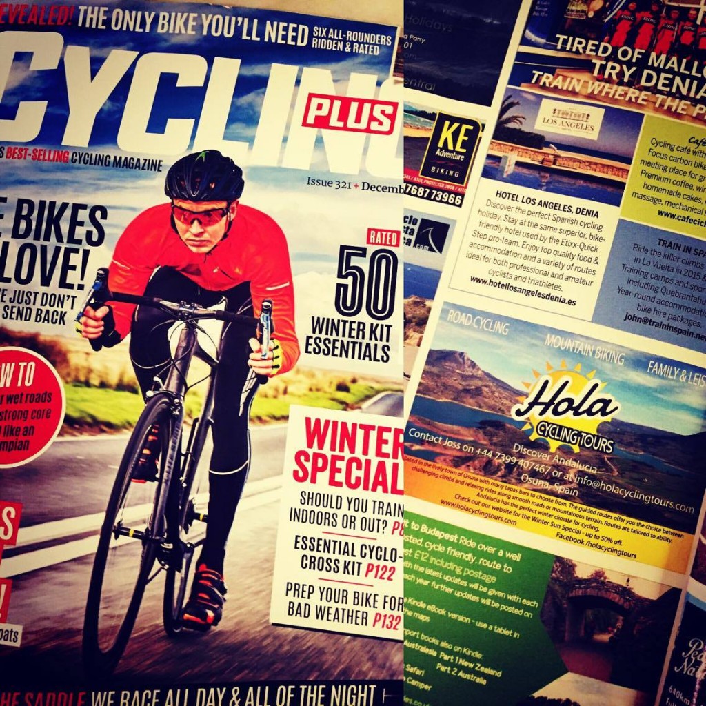 Find Hola Cycling Tours in Cycling Plus magazine